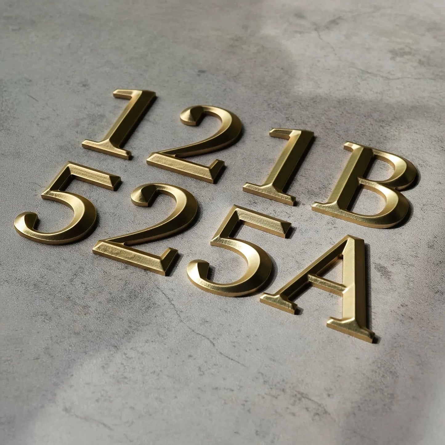 3D Relief Sculpture Illumianted Backlit Building Numbers