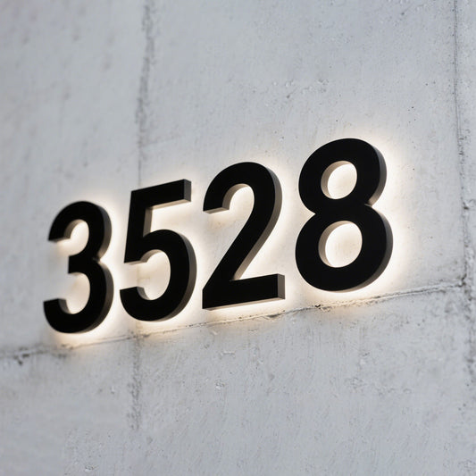Backlit House Numbers