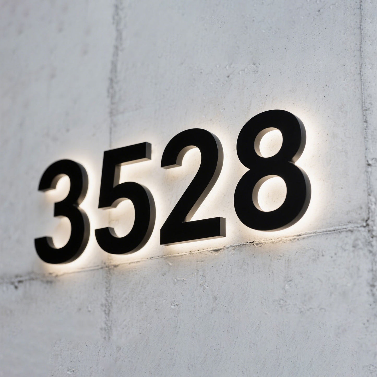 Backlit House Numbers