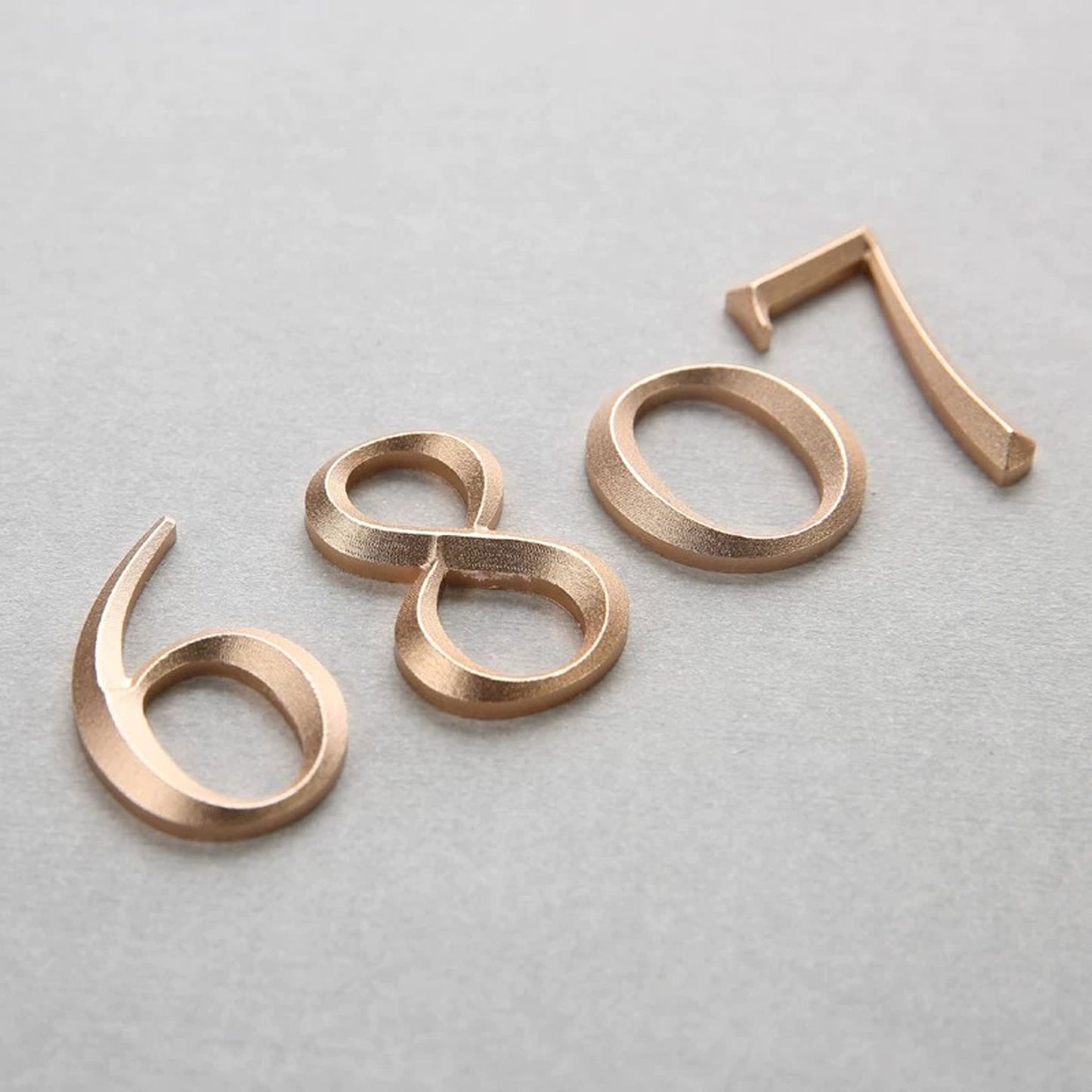 Morden Designed 3D Relief Sculpture Backlit Address Numbers