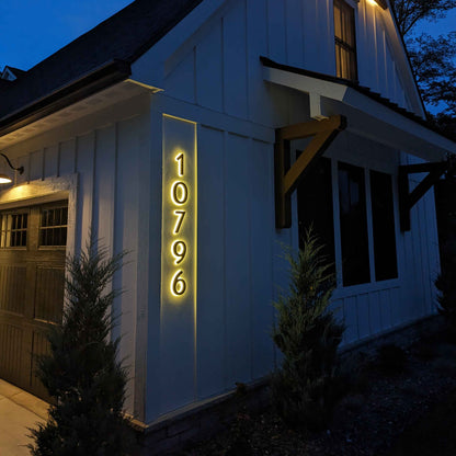 Bright Led Backlit Address Number Signage