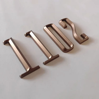 Luxury Home Design Elements 3D Relief Sculpture Backlit House Numbers