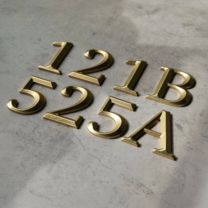 3D Relief Sculpture Illumianted Backlit Building Numbers