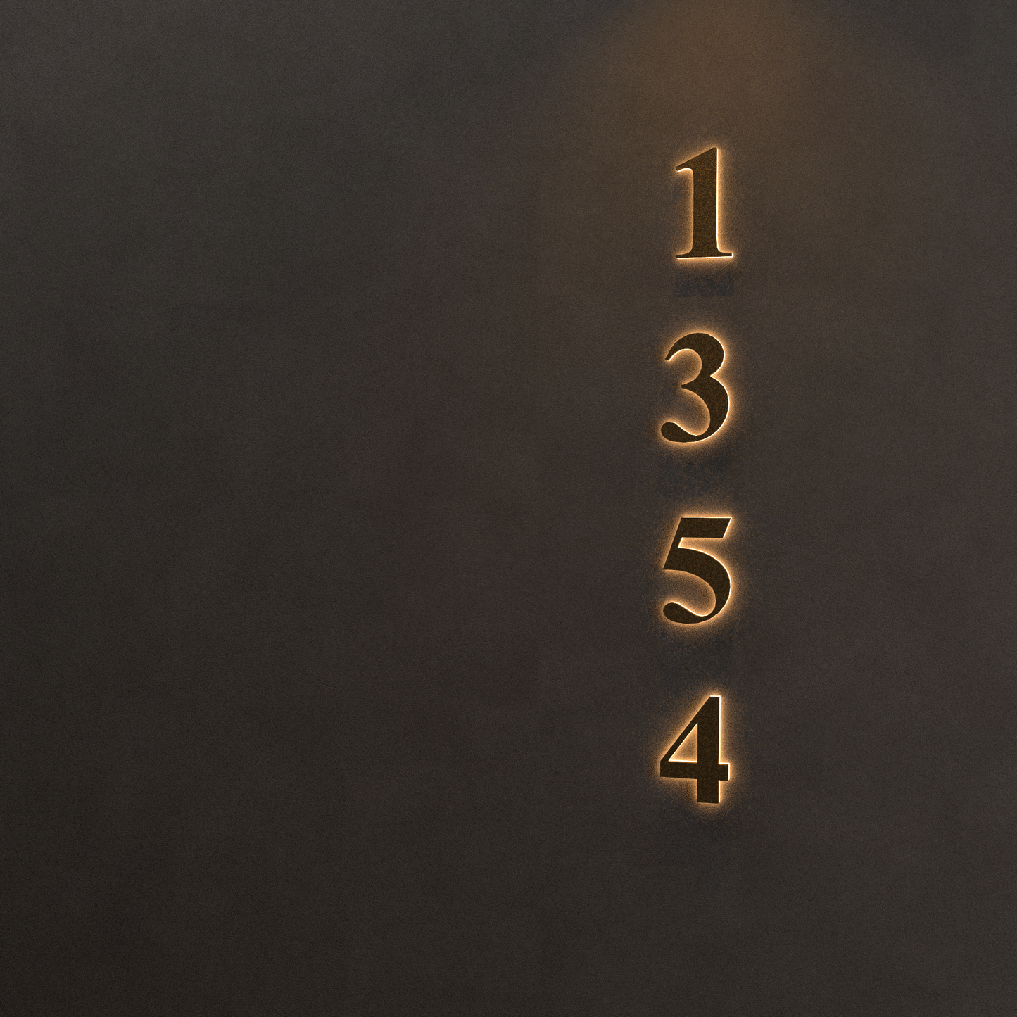 Illuminated House Numbers Address Number Signs