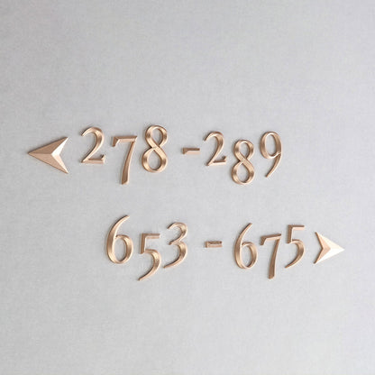 Business Mall Hotel Wayfinder Signage Backlit Number Sign