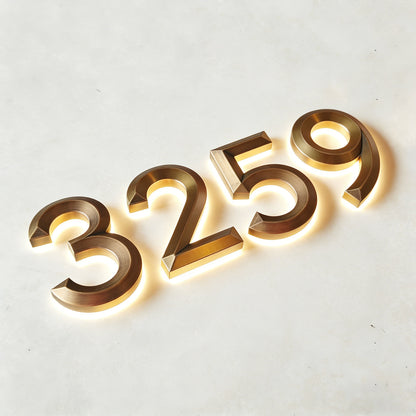 Backlit House Numbers