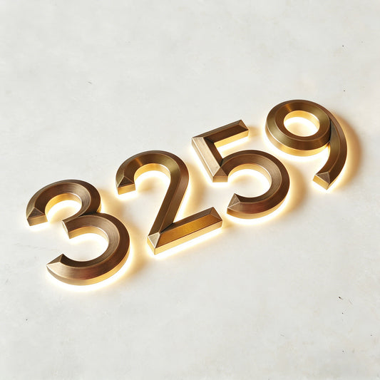 Backlit House Numbers