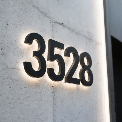 Backlit House Numbers