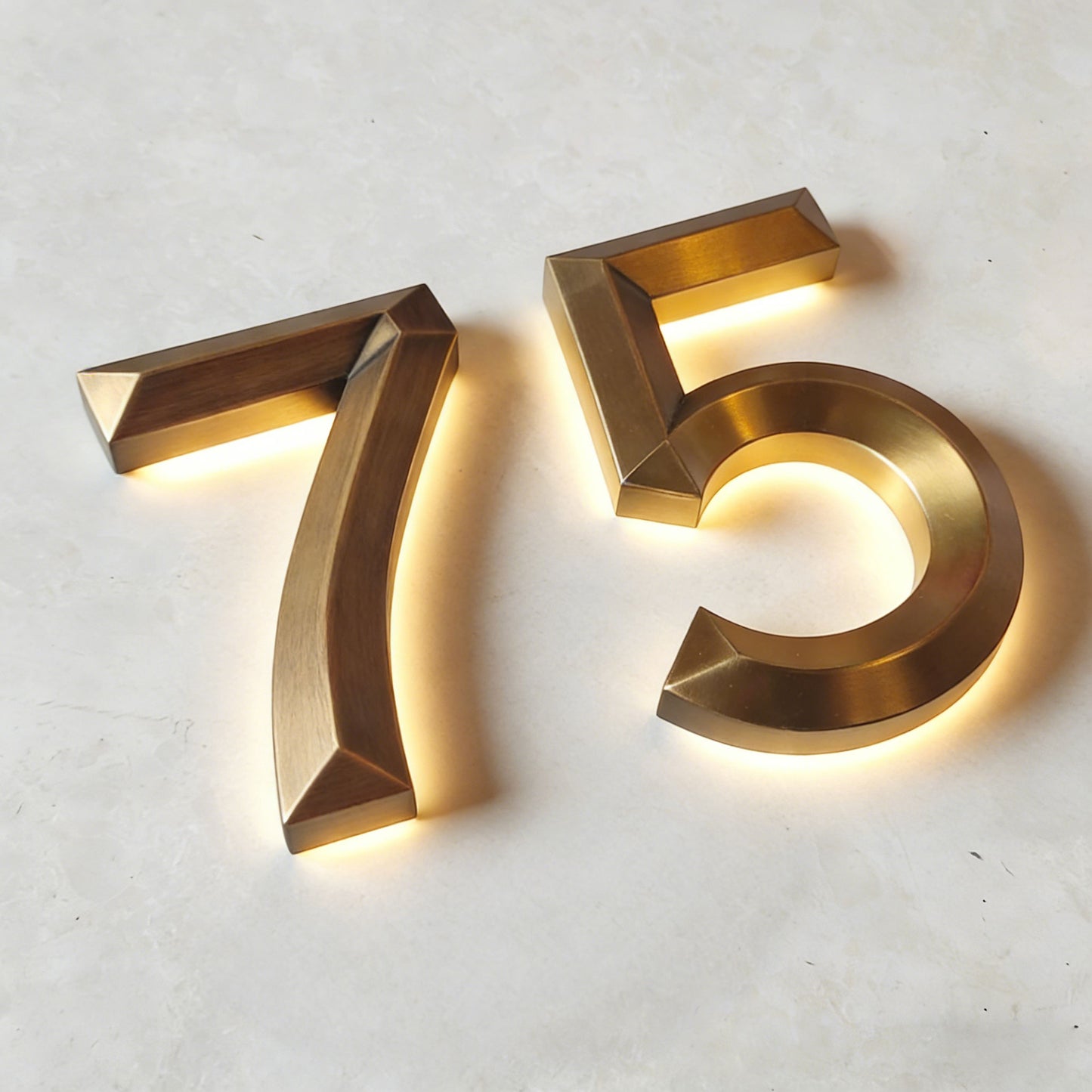 Home Design Decoration Backlit House Numbers