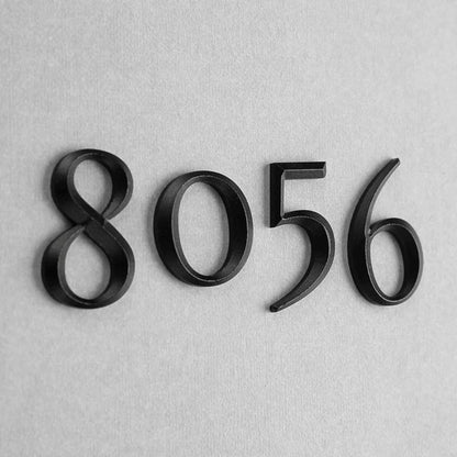 Morden Designed 3D Relief Sculpture Backlit Address Numbers