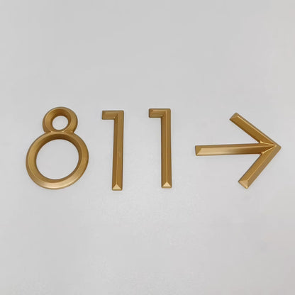 Business Mall Hotel Wayfinder Signage Backlit Number Sign