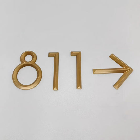 Business Mall Hotel Wayfinder Signage Backlit Number Sign
