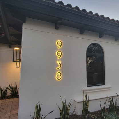 Bright Led Backlit Address Number Signage