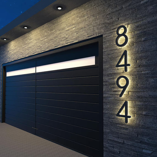 Outdoor Weather Proof Led House Numbers Address Sign